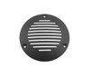 V-Twin #77693B - Black Grooved 3-Hole Derby Cover