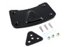 V-Twin #76596B - License Plate Bracket Curved Laydown Style Black