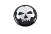 V-Twin #78291B - Skull Horn Cover Black