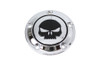 V-Twin #78282 - Skull Ignition System Cover 5-Hole Chrome