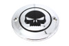 V-Twin #78283 - Skull Ignition System Cover 2-Hole Chrome