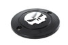 V-Twin #78283B - Skull Ignition System Cover 2-Hole Black