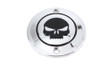 V-Twin #78284 - Skull Ignition System Cover 2-Hole Chrome