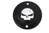 V-Twin #78284B - Skull Ignition System Cover 2-Hole Black