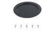 V-Twin #77615B - Gloss Black 5 Hole Smooth Derby Cover