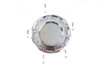V-Twin #78617E - Eagle Spirit Derby Cover Chrome