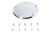 V-Twin #78617 - Chrome 5-Hole Smooth Derby Cover
