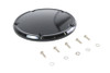 V-Twin #78617B - M8 Gloss Black 5-Hole Smooth Derby Cover