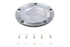 V-Twin #78617B - M8 Gloss Black 5-Hole Smooth Derby Cover