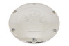 V-Twin - Skull with Cross Bones Derby Cover Chrome