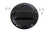 V-Twin #77910B - Black Air Flow Derby Cover