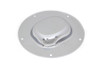 V-Twin #77927 - Chrome Nostalgic 5-Hole Derby Cover