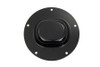 V-Twin #77927B - Black Nostalgic 5-Hole Derby Cover