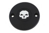 V-Twin #78506SB - M8 Ignition System Cover Skull Black