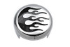 V-Twin #76636FB4 - Flame Accent Horn Cover