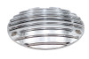 V-Twin #71033 - Finned Derby Cover Chrome