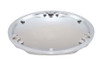 V-Twin #71033 - Finned Derby Cover Chrome