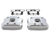 V-Twin #63403 - Rocker Box Cover Set Chrome
