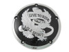 V-Twin #75592B - Eagle Spirit Derby Cover Black