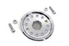 Motorshop #351758 - Outlaw Chrome Pulley Cover Kit