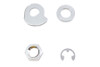 V-Twin #339167 - FLT Rear Axle Nut Kit Zinc Plated