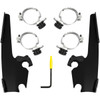 Memphis Shades #MEB2036 - Batwing - Mounting Kit - Black - FXLR