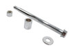 V-Twin #16-0305 - Front Axle Kit Chrome 10 inch Length