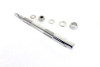 V-Twin - Chrome Rear Axle adjuster and Nut Kit