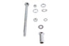 V-Twin #16-0267 - Chrome Rear Axle Kit