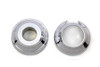 V-Twin #78302 - Front Axle Spacer Set Chrome