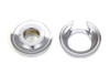 V-Twin #78302 - Front Axle Spacer Set Chrome
