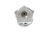 V-Twin #19377 - Chrome Front Wheel Hub Clover Style