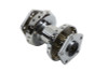 V-Twin #75332BX - Chrome Front Wheel Hub