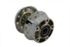 V-Twin #70010 - Chrome Front Wheel Hub 1 inch Bearings