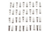 V-Twin #16-0500SS - Spoke 40 Piece Stainless Steel Nipple Set