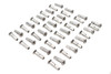 V-Twin #16-0500SS - Spoke 40 Piece Stainless Steel Nipple Set