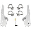 Memphis Shades #MEK2027 - Batwing Mounting Kit - Polished - Scout