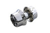 V-Twin #76802 - Chrome Rear Wheel Hub 25mm Bearings