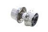 V-Twin #76802 - Chrome Rear Wheel Hub 25mm Bearings