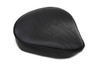 Corbin Gentry #28-0042AKR - Black Solo Seat with Flame Stitch Large
