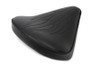 Corbin Gentry #28-0042AKR - Black Solo Seat with Flame Stitch Large