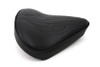 Corbin Gentry #28-0042AKR - Black Solo Seat with Flame Stitch Large