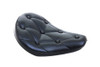 Corbin Gentry #77503A - Black Vinyl Solo Seat with Buttons