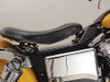 V-Twin - Black Leather Solo Seat and Mount Kit