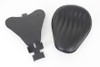 Bates - Bates Solid Mount Solo Seat Black Leather