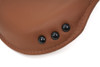 Corbin Gentry #0318101 - Replica Brown Leather Army Solo Seat