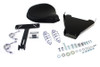V-Twin - Black Leather Solo Seat With Mount Kit