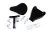 V-Twin - Black Leather Solo Seat With Mount Kit