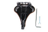 Corbin Gentry #65054A - Double Steel Saddle Solo Seat Honey Brown