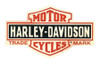 V-Twin #2010131 - Bar & Shield Die-Cut Tin Sign